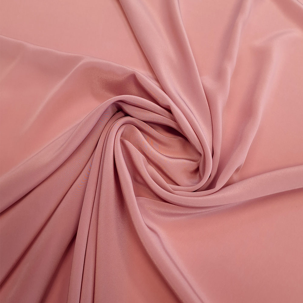 hedvábí, crepe de chine, pudrová 304