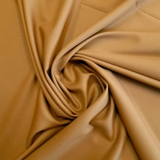 vlněná oblekovka, gabardén, camel