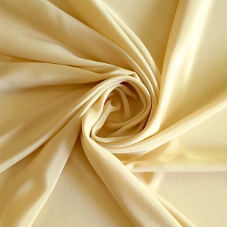 hedvábí, crepe de chine, světle béžová vanilková 120
