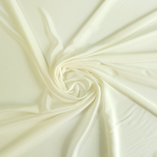 hedvábí, crepe de chine, ivory