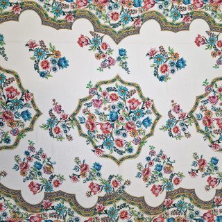 hedvábí Ratti, panel 150 cm, bílá