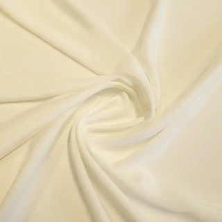 hedvábný crepe Maroken - Nat, šíře 140cm, 40 mm, ivory