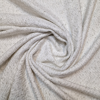 kostýmovka typu Chanel, ivory s lurexem