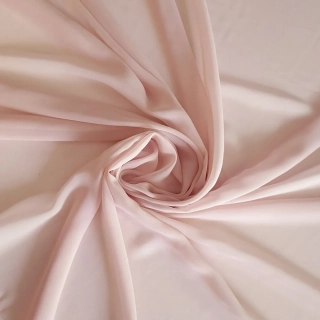 hedvábí, crepe georgette, pudrová broskvová 1031