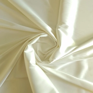 elastický silný satén , ivory